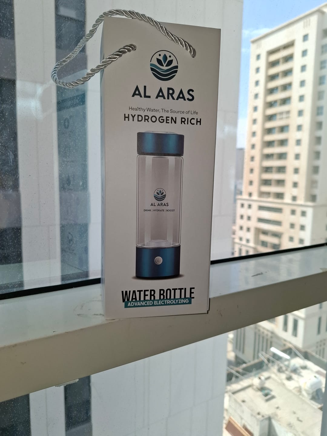 Customer photo review of Hydrogen Water Bottle - Free eBook