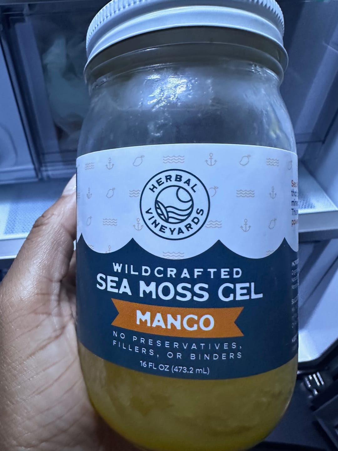 Customer photo review of EXCLUSIVE MANGO SEA MOSS GEL