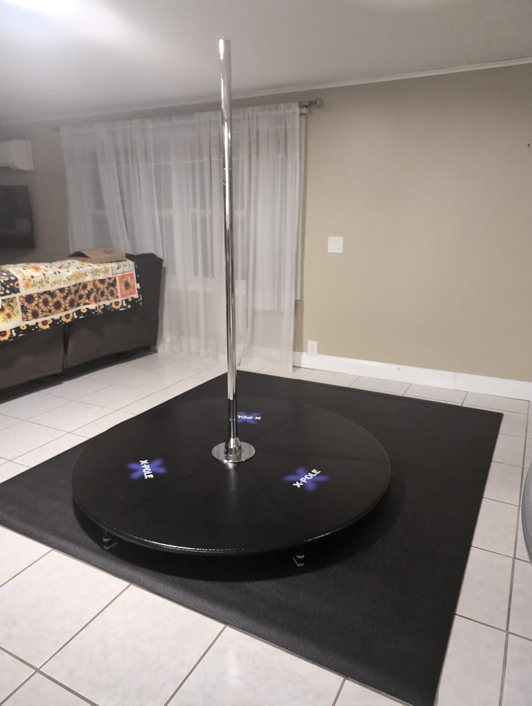 Customer photo review of GXMMAT Extra Wide Exercise Mat 7'