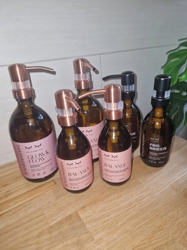 Customer photo review of Natuurlijke massage olie - Glow & Flow - 250 en 500 ML