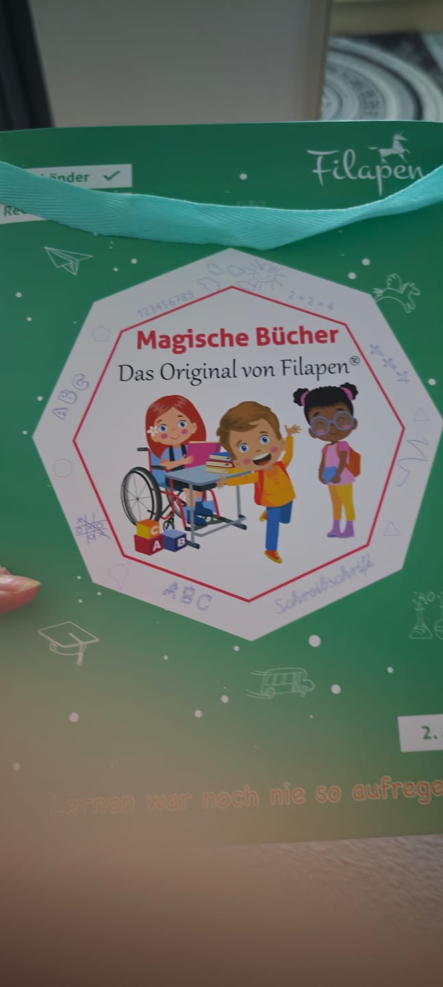 Customer photo review of Filapen® 5 Magische Übungshefte für Kinder - Wiederverwendbar - Inkl. Stift und Minen