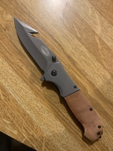 Customer photo review of HOLY GRAIL™ POCKET KNIFE