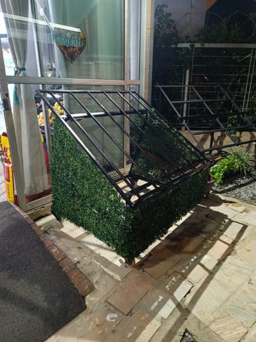 Customer photo review of Panel Cesped Pasto Brojo Artificial Pared Jardin 60x40 Deco