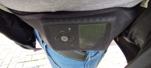 Customer photo review of Insulin Pump Belt with Window & G-Hook - Dia-Belt Mesh Window 2