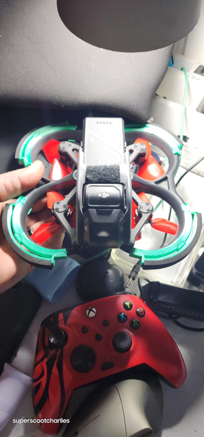 Customer photo review of DJI Avata 3-blade Upgrade Propeller Set x4 Red