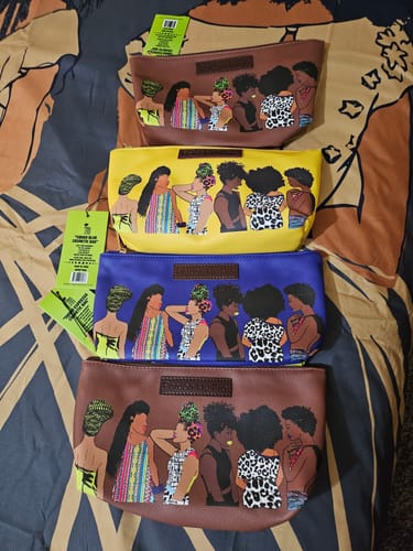 Customer photo review of Squad Espresso Brown Cosmetic Bag