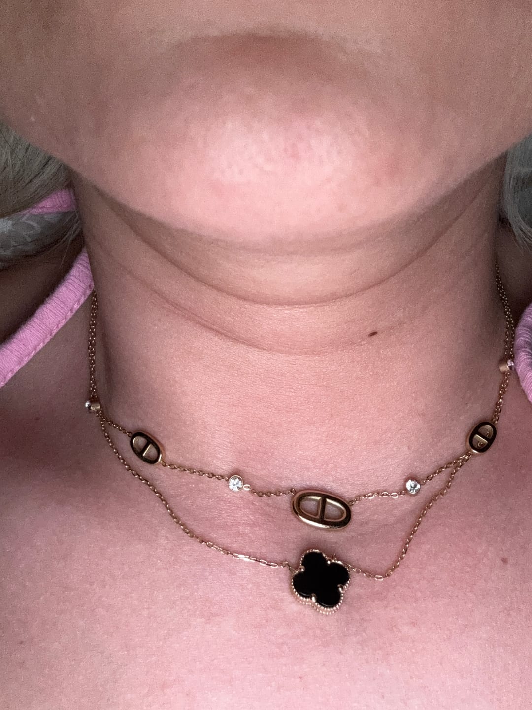 Customer photo review of Everlasting Deluxe Kette 14K Vergoldet