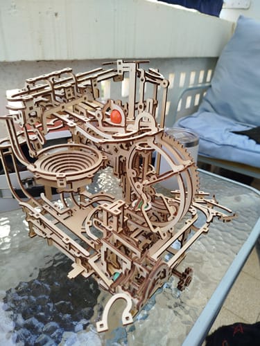 Customer photo review of פאזל מכני - מירוץ גולות: המנוף המדורג