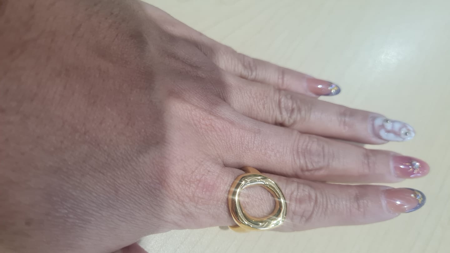 Customer photo review of Anillo Rust Mini