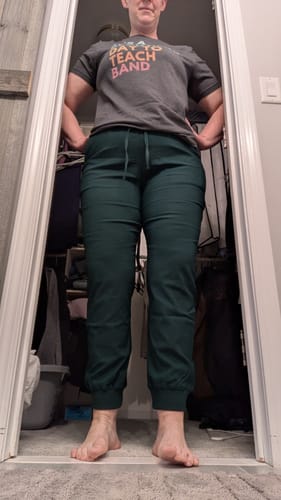 Customer photo review of Betsey's Joggers