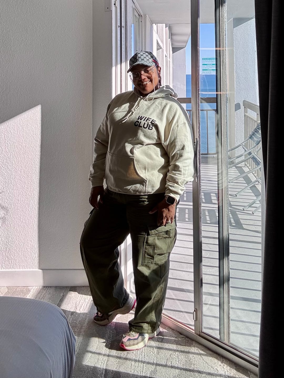 Customer photo review of Wife Club Hoodie