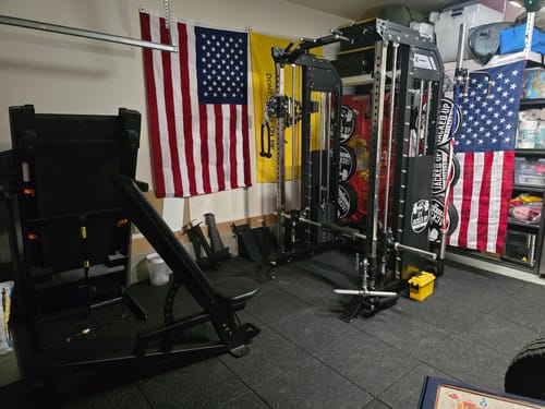 Customer photo review of 260LB Olympic Rubber Bumper Weight Plates