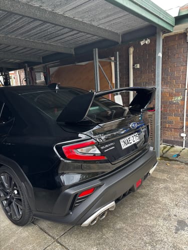 Customer photo review of STI Style Trunk Spoiler for Subaru WRX VB Sedan 2022+