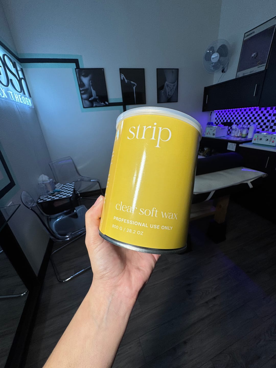 Customer photo review of Rosin Free Clear Soft Strip Wax