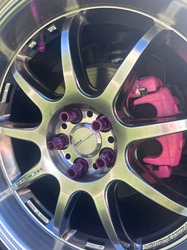 Customer photo review of Work Anti Theft Forged Lug Nuts