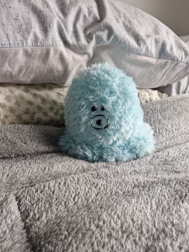 Customer photo review of Little Joys Weighted Plush Emotional Support Animals