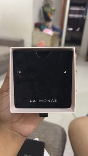 Customer photo review of Trinal Solitaire Stud Earrings