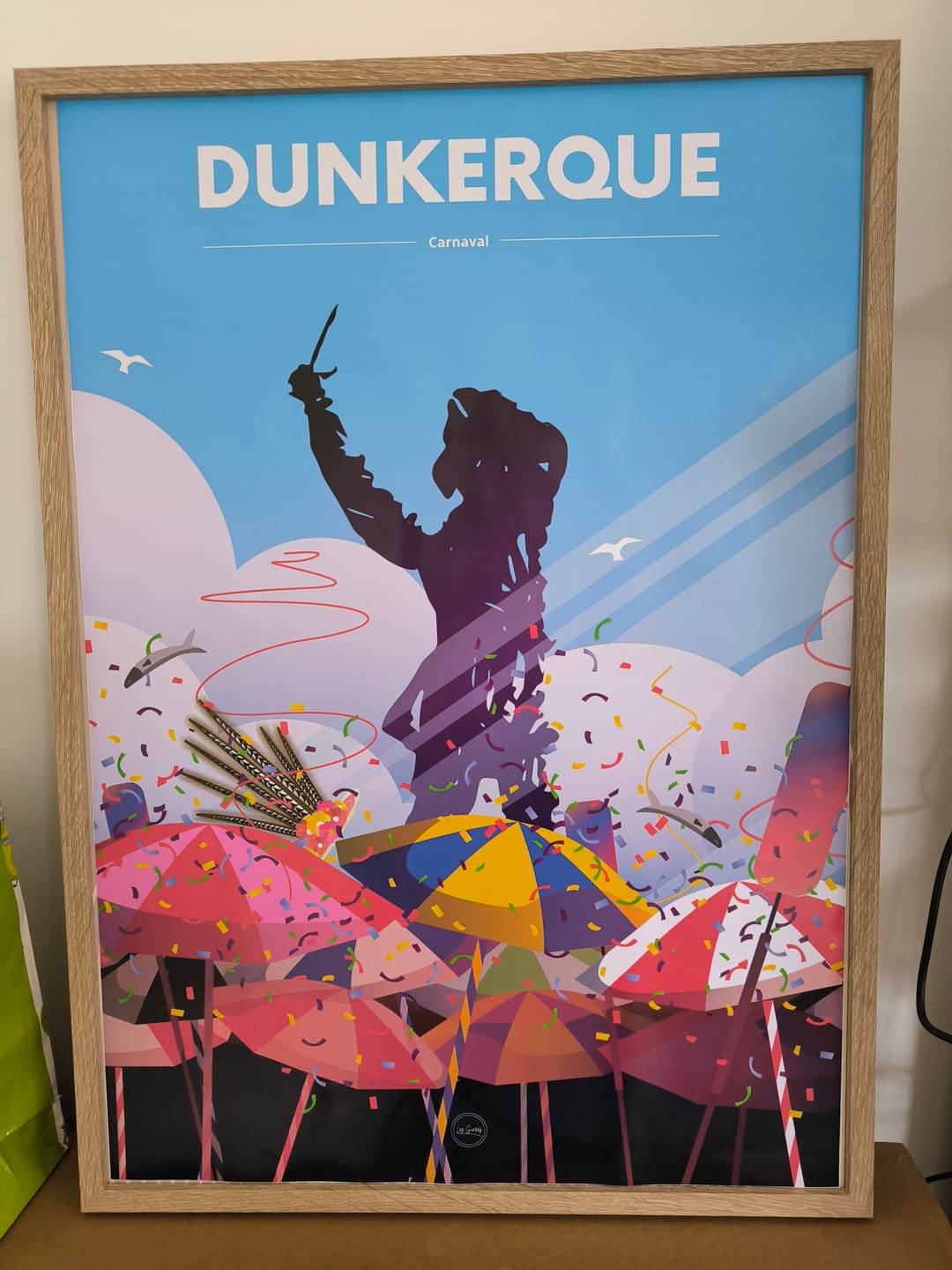 Customer photo review of AFFICHE DUNKERQUE - LE CARNAVAL