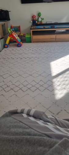 Customer photo review of The Mellow Mat v2® Designer Print | Serenity (Soft Touch Sensory Tatami Rug) PR05