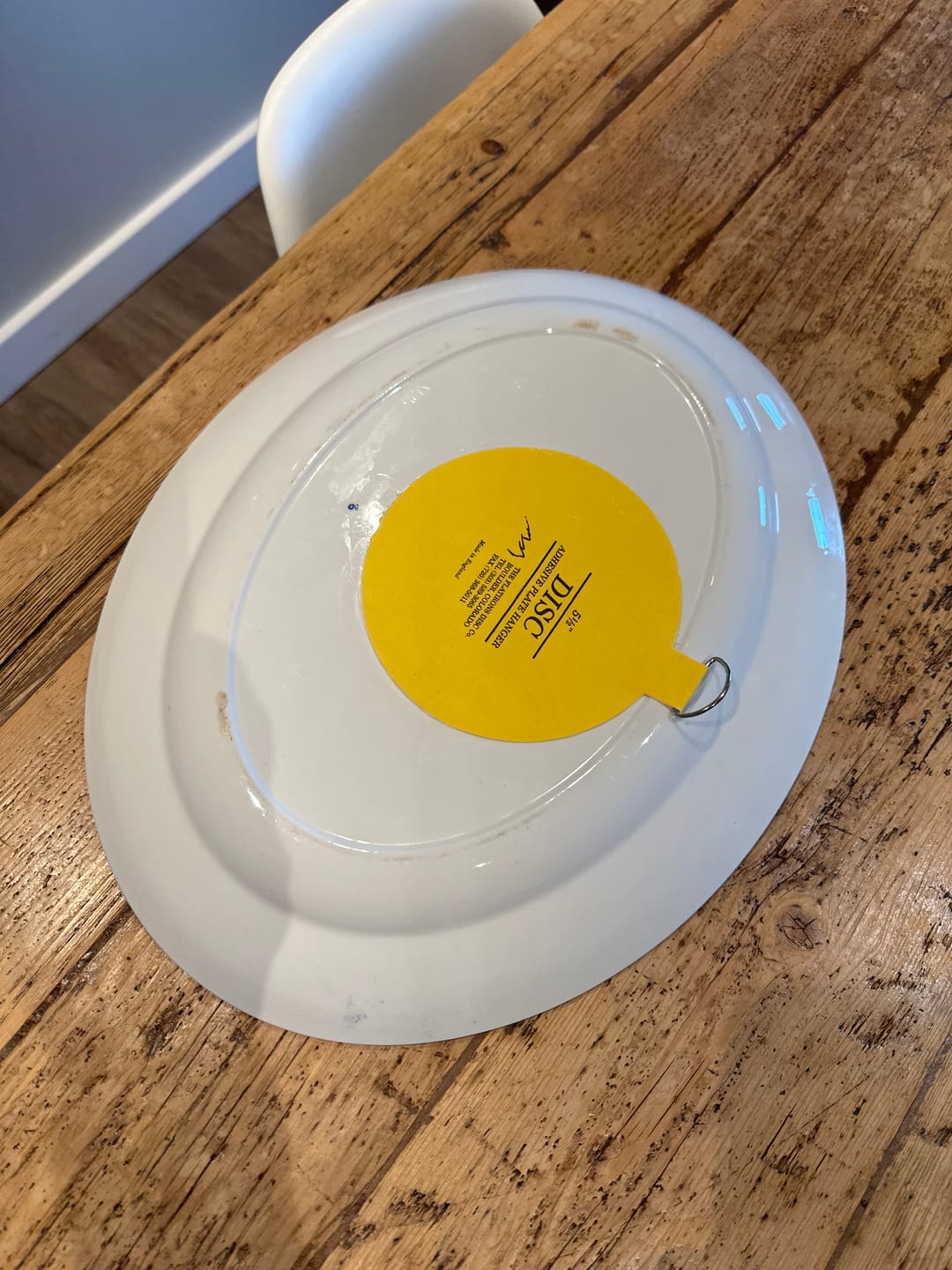 Customer photo review of Flatirons - Disc Plate Hanger