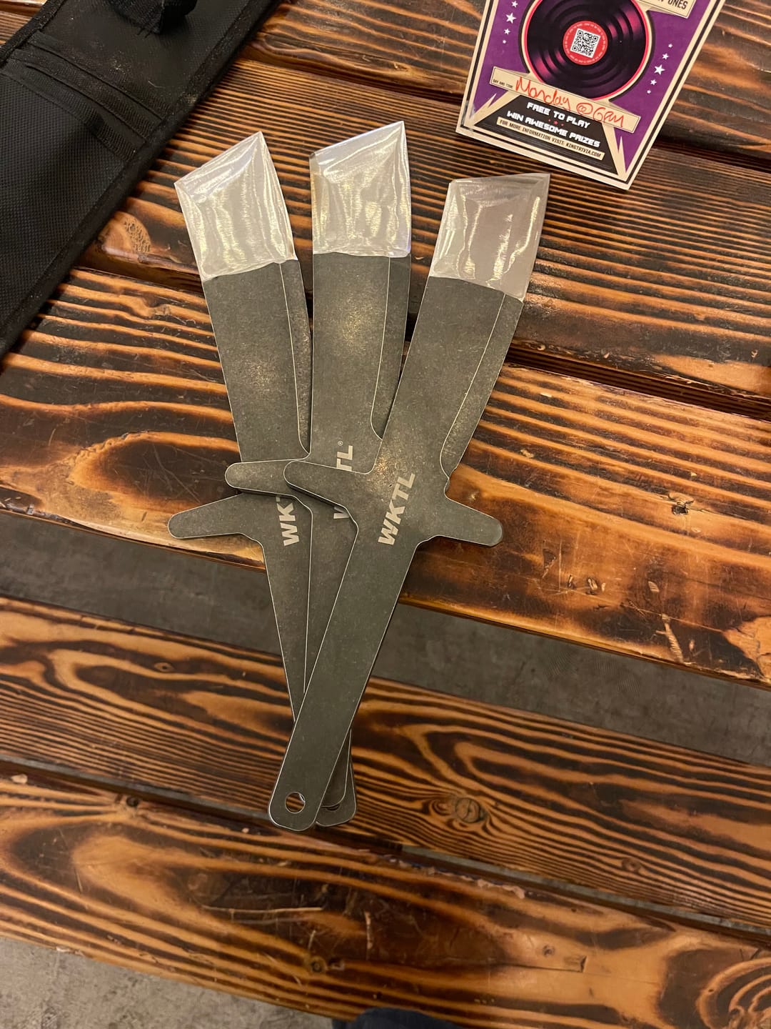 Customer photo review of The WKTL Blackhawk Throwing Knife