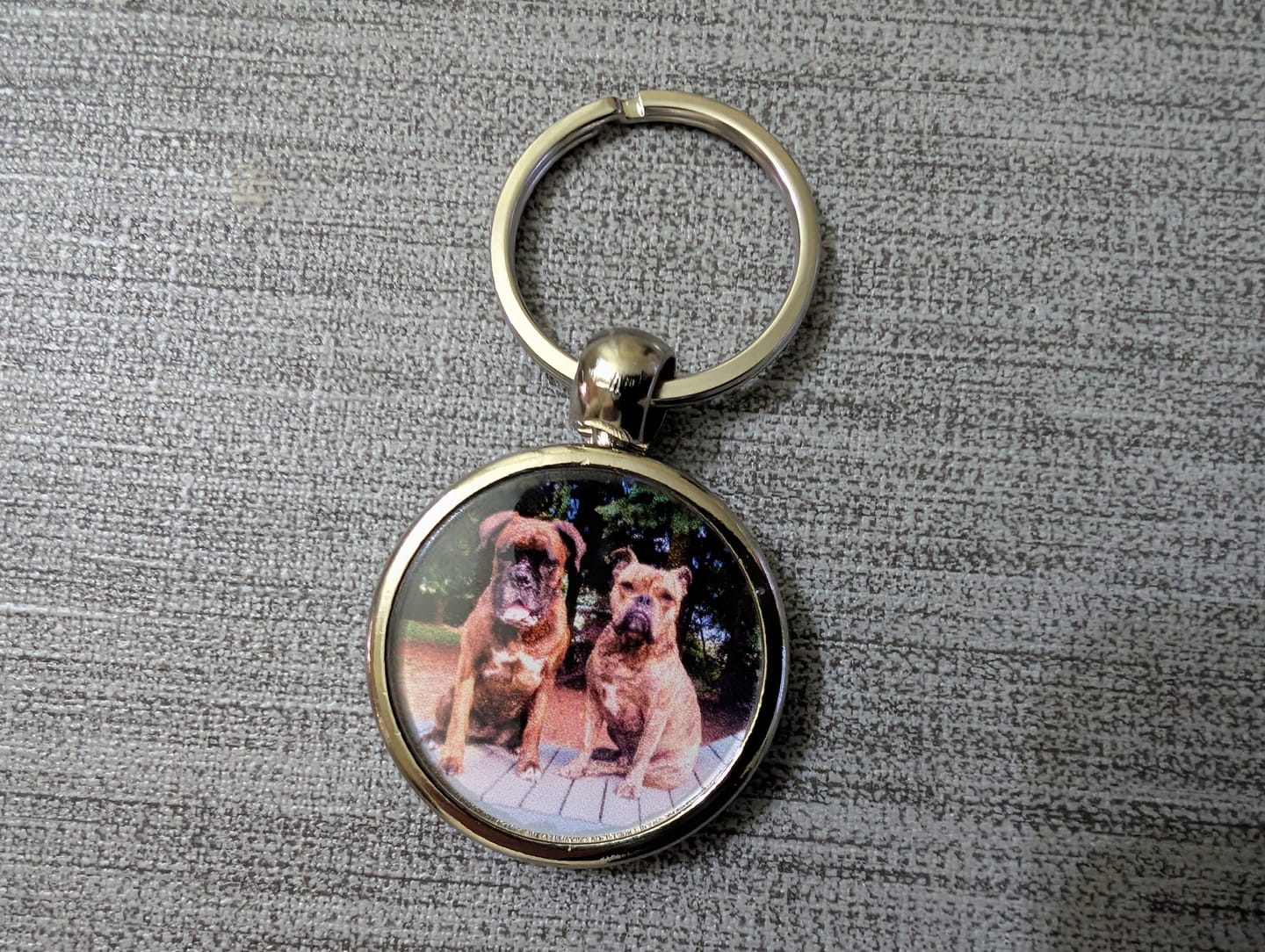 Customer photo review of Schlüsselanhänger mit Hundefoto