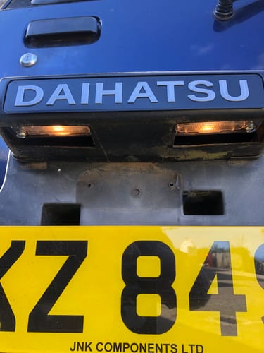 Customer photo review of Flush Mount Rear Number Plate Lamp 91mm x 21mm