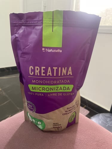 Customer photo review of Creatina 100% Pura (250g). Monohidratada e Micronizada 180 mícrons. Livre de Metais Pesados