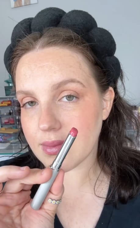 Customer photo review of HoneyNoir - Pink Honey Lipstick