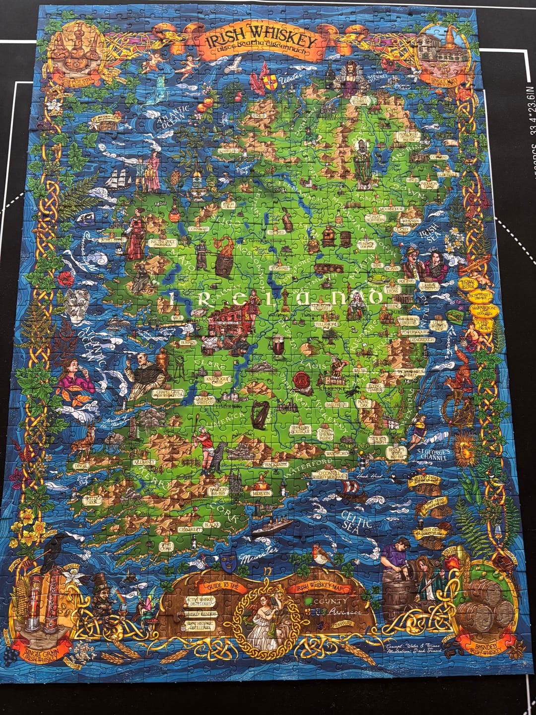 Customer photo review of Whiskey Puzzle - Ireland