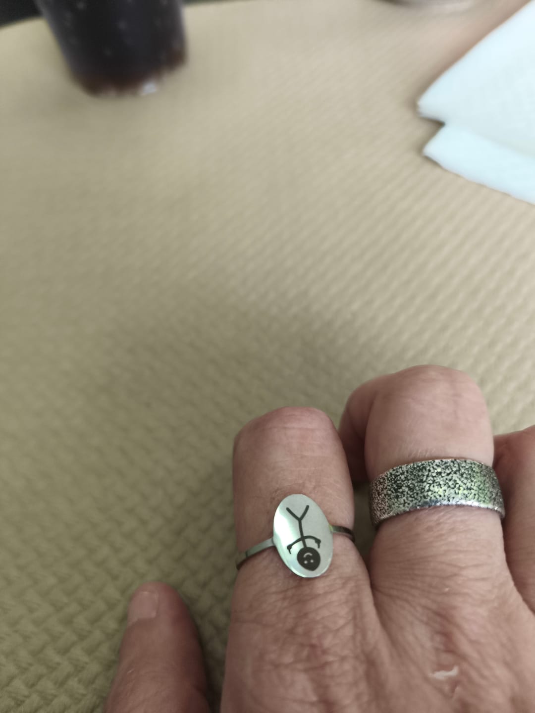 Customer photo review of Que te den | Anillo-Ajustable | Equannt