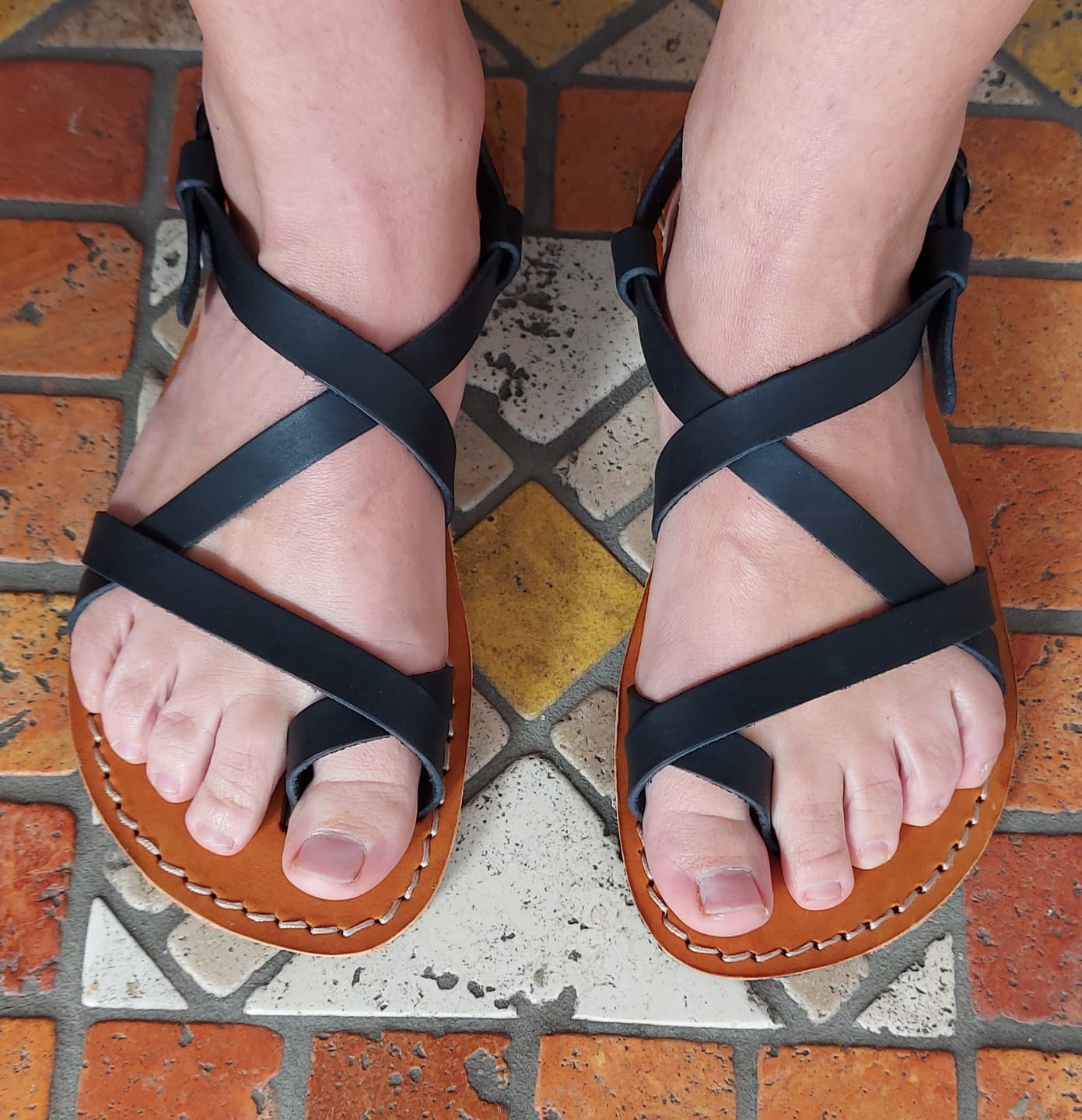 Customer photo review of Carmel Barefoot - Nero