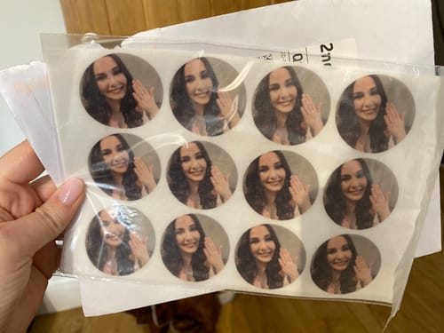 Customer photo review of Personalised Topper | Upload your image