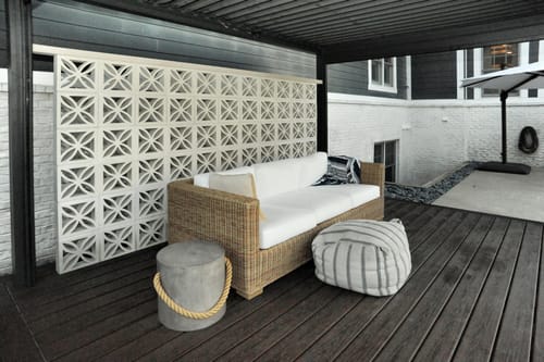 Shamrock White Cement 11 4 Breeze Block