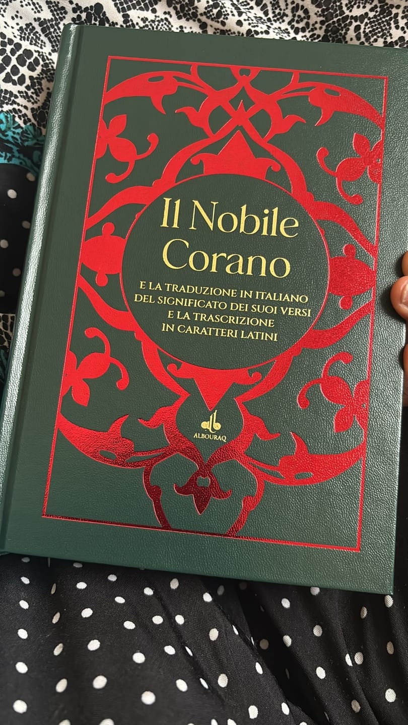 Customer photo review of Corano traslitterato con traduzione in italiano - grande 15×20,5 cm