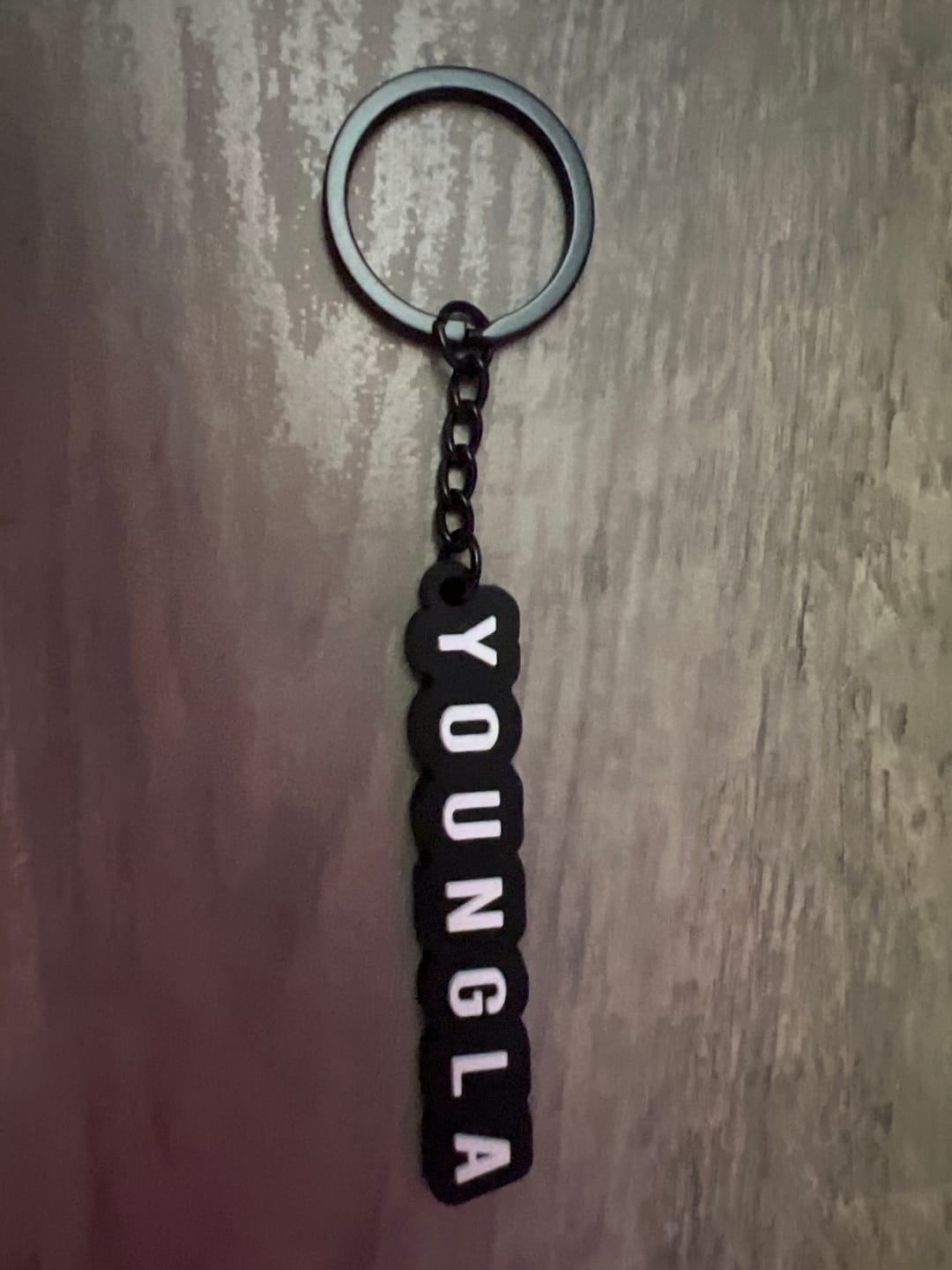 Customer photo review of 931 YoungLA Keychains