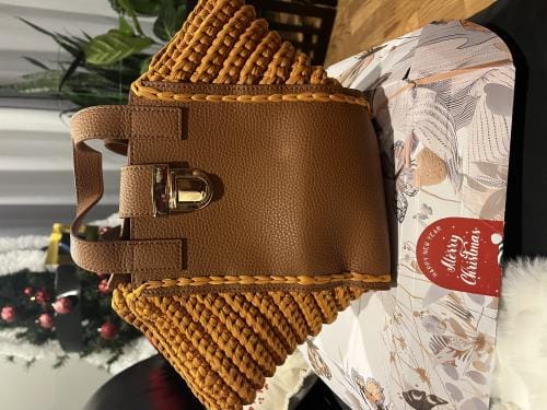 Customer photo review of CrochetPark™ Hammock Tote Bag DIY Kit