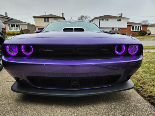 Customer photo review of Dodge Challenger RGBW DRL Boards (2015-2024)