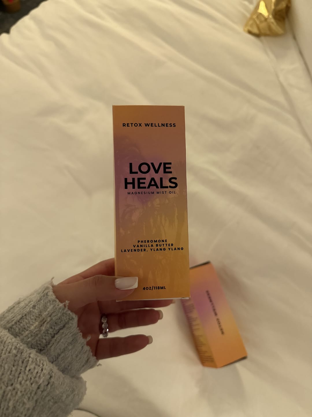 Customer photo review of Love Heals Pheromone Magnesium Mist