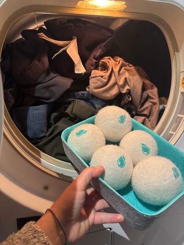 Customer photo review of Bolas de Secadora
