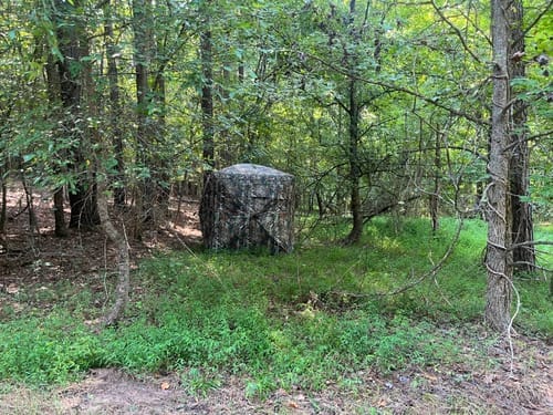 Customer photo review of FLASH SALE TideWe 4-6 Person Turkey Hunting Blind See Through Camo Ground Blind