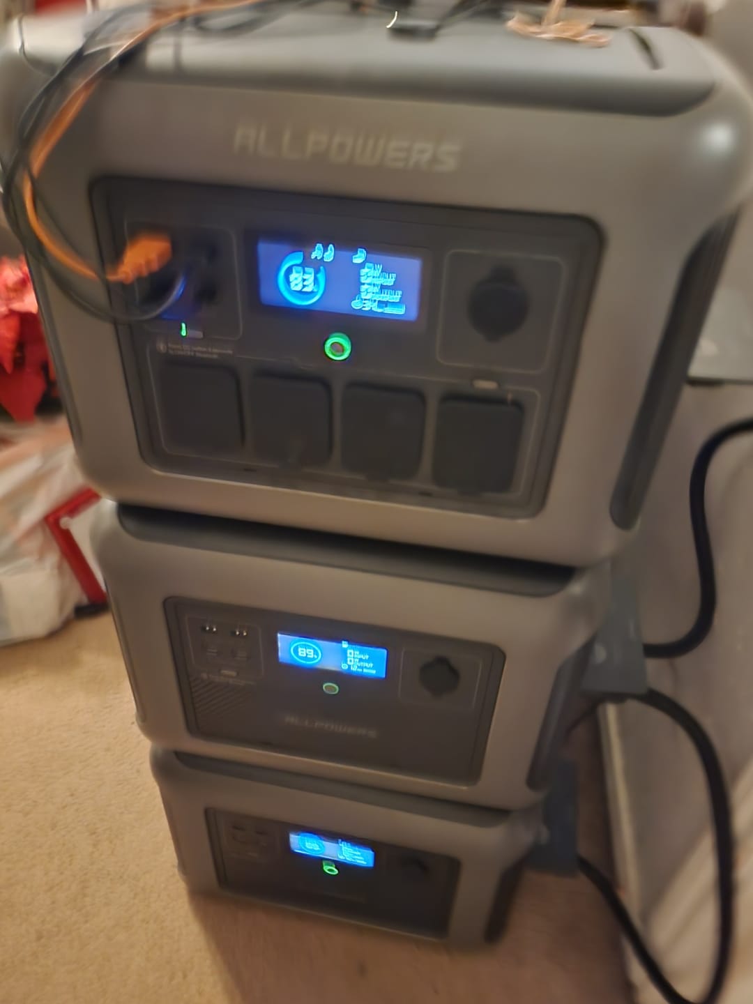 Customer photo review of ALLPOWERS B1000 Expansion Battery | 1152Wh