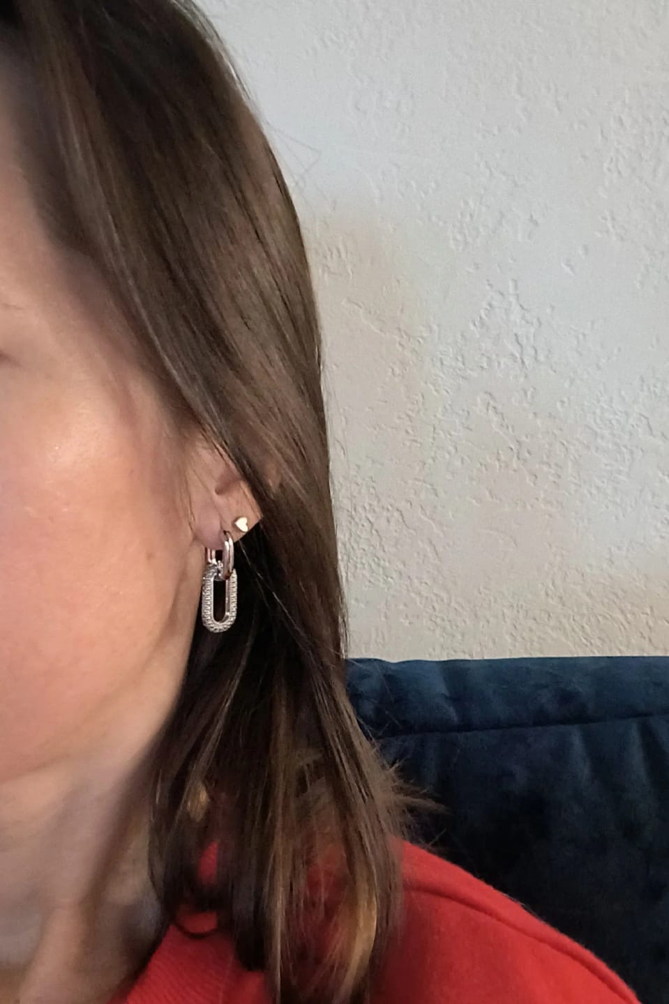 Customer photo review of Elysia Pavé Hoop
