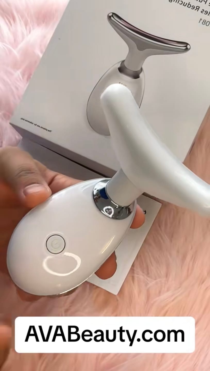 Customer photo review of Vibralift™ - Multifunktionel Nakke- og Ansigtsmassager med LED, Sonisk Vibration og Varme