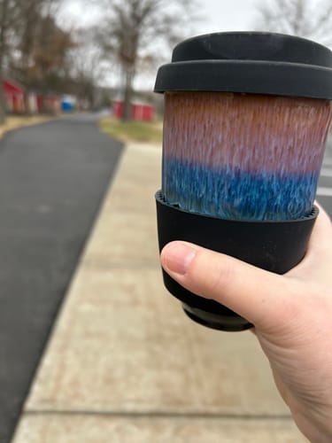 Customer photo review of Monsoon Cup 12oz (Includes Lid & Band)
