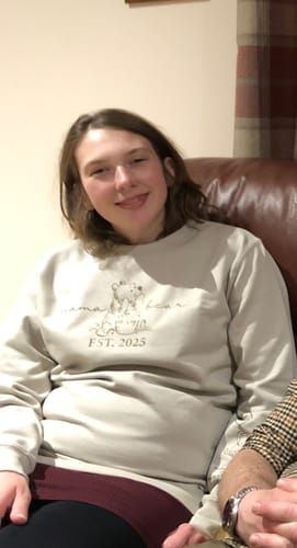 Customer photo review of Personalised Mama Est Sweatshirt