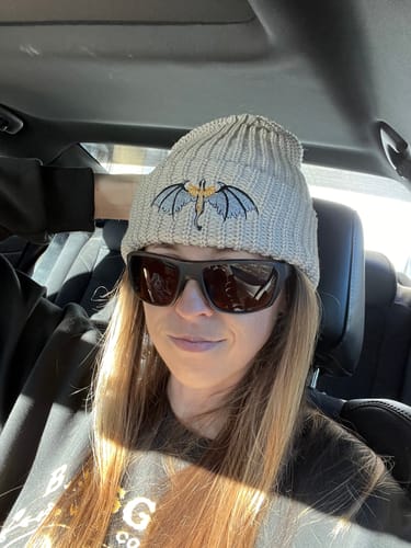 Customer photo review of *PRE-ORDER* Violets Relic Beanie