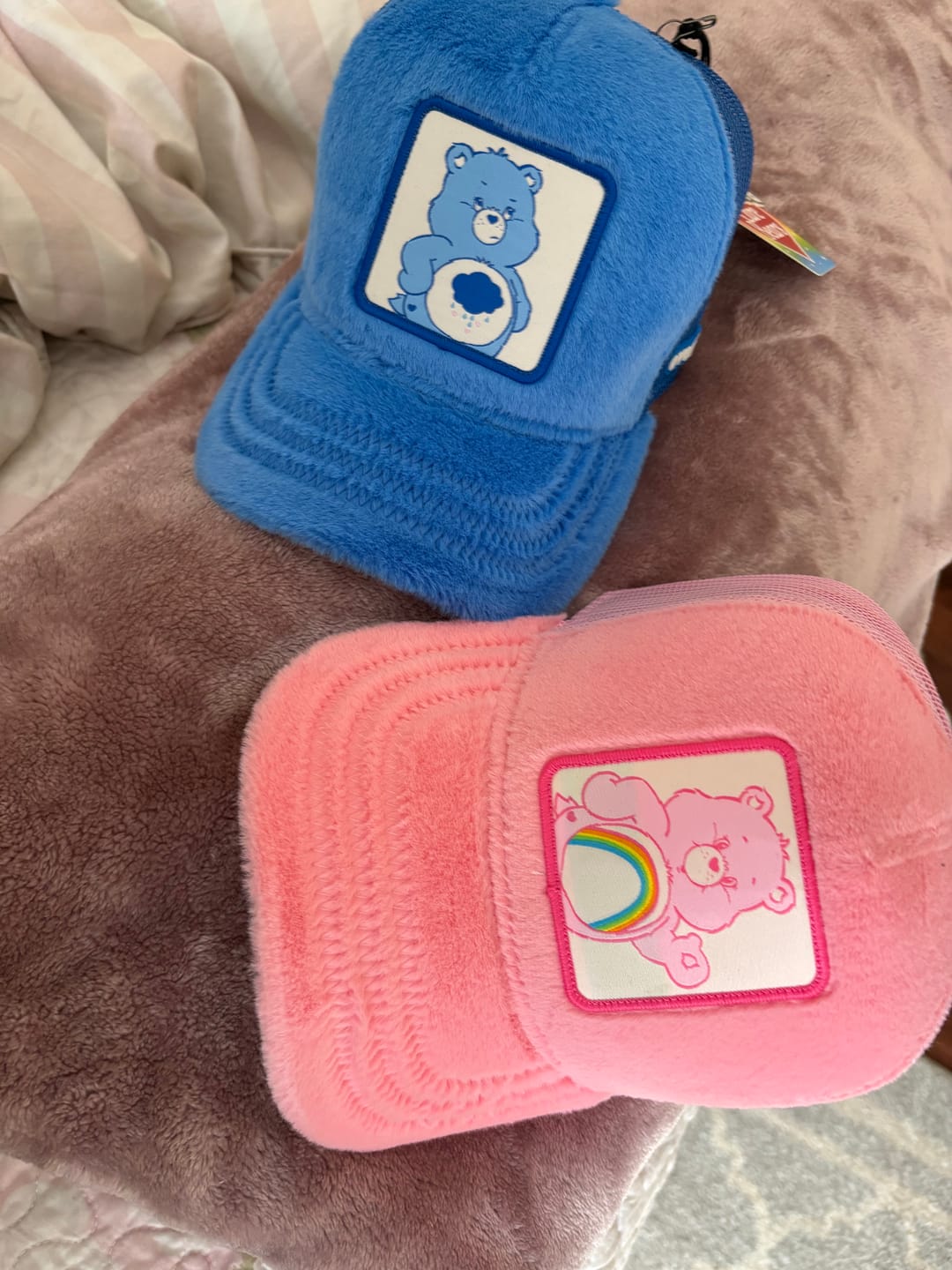 Customer photo review of OVERLORD X Care Bears:  Cheer Bear Trucker Cap