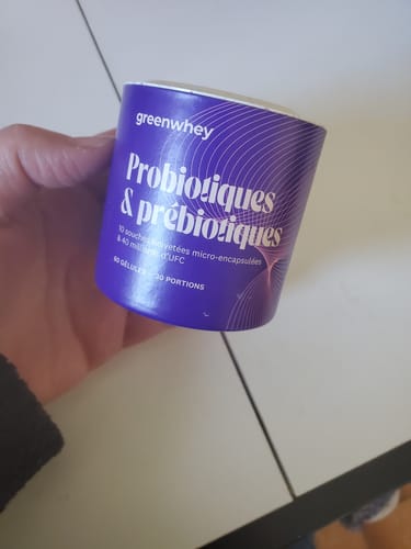 Customer photo review of Probiotiques & Prébiotiques