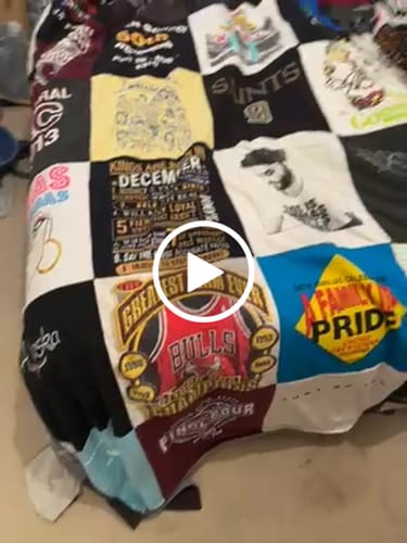 Customer video review of T Shirt Quilt by Project Repat